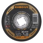 德国原装进口RHODIUS砂轮罗迪斯切割片X LOCK式自锁紧125*1.5*22