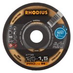 德国原装进口RHODIUS砂轮罗迪斯切割片不锈钢专用125*1.5*22