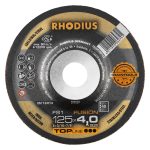 RHODIUS进口砂轮片罗迪斯125*4*22不锈钢打磨片焊颖清理打磨砂轮